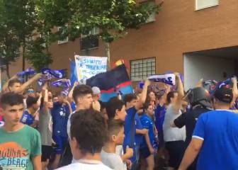 Vergonzoso cántico de parte de la afición del Geta a la del Tenerife