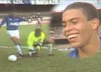 El gol más cómico de Ronaldo en su vida... ¡acabó con un ataque de risa!