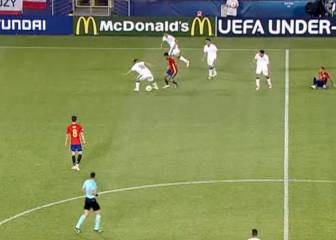 El caño de un grande: Ceballos sacó de quicio a Gagliardini