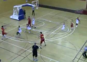 Un triple de otra galaxia... ¡Yusta a una pierna sobre la bocina!