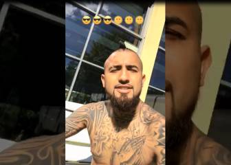 Así pasa sus vacaciones Vidal tras la final de la Copa