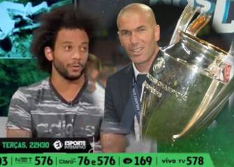 Marcelo cuenta qué dijo Zidane en el descanso de la Duodécima