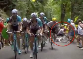 ¡Al suelo Nairo y Contador! La caída que pudo costarle caro