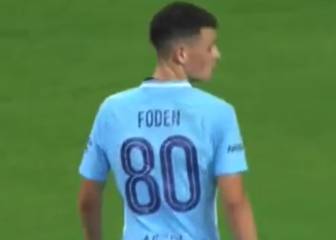La exhibición del canterano Foden que dejó con esta cara a Guardiola