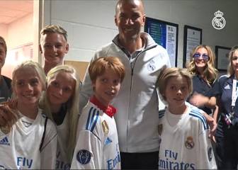 La risita nerviosa de Julia Roberts al besar a Zidane