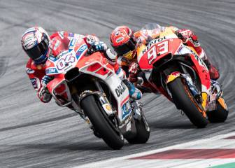 Deleite total con el duelo entre Dovizioso y Márquez: vaya final