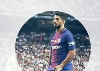 Luis Suárez: escupitajo y tocamiento dedicado al Bernabéu