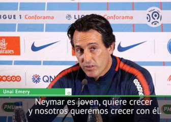 Emery desvela el plan de futuro que ha diseñado para Neymar