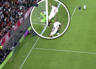 Lenglet marcó el primer gol fantasma de La Liga 1|2|3