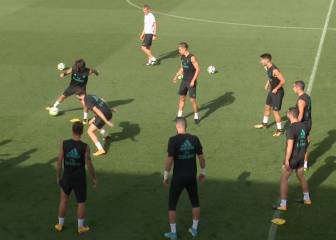 Isco no puede evitar sacar su repertorio ¡tacón y al suelo!