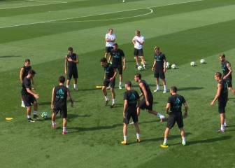 Marco Asensio conjures up two nutmegs in Real training drill