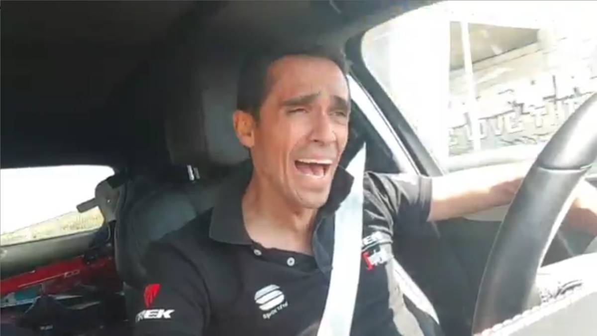 Alberto Contador descubre la trampa de su cante flamenco