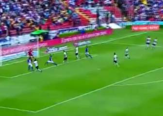 Así fue el gol de Martín Rodríguez en duelo de chilenos