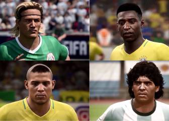 Así se ven las leyendas del FIFA 18: del 'Matador' hasta Ronaldo