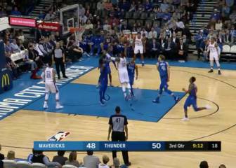 Paul George cabalga a lo alto del Top-5 con un mate brutal