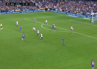 Vino en una nave espacial: el pase de Messi en el 1-1, de locos