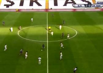 El pase gol perfecto con que Gary Medel destacó en Turquía