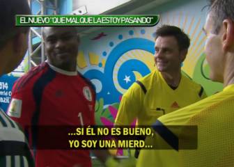 El portero de Nigeria y un árbitro alucinaron con Messi en Brasil 2014