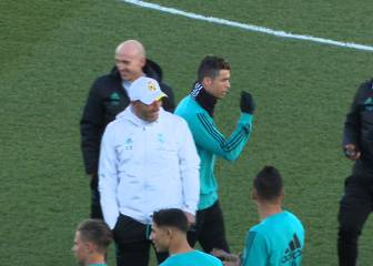Cristiano se hartó de la parsimonia de Zidane e hizo esto...