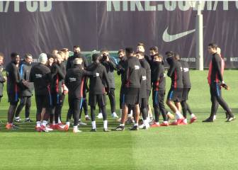 La grandeza de Iniesta: se nota el trato especial para Dembèlè