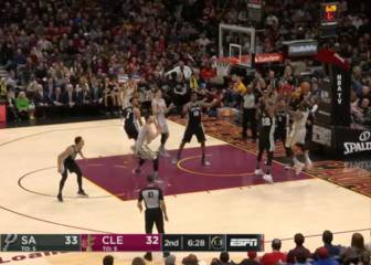 No todo en la vida es fuerza: LeBron y una de las canastas más complicadas de su carrera