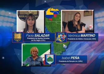 Una colombiana entre las 3 únicas presidentas del fútbol sudamericano