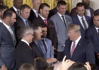 Momento de tensión entre Trump y Altuve: no se dieron la mano