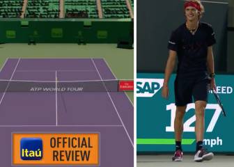Se burla de su propio error: el peor 'challenge' del tenis
