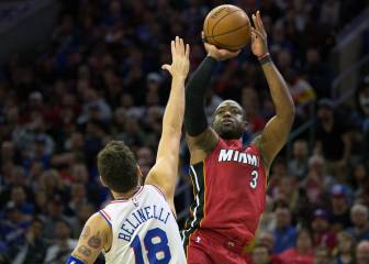 Resumen de la noche: así acabó Wade con los Sixers