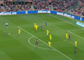 Pura magia: el golazo que inventaron Messi e Iniesta