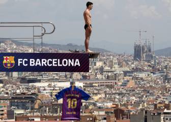 Espectacular presentación de la nueva camiseta del Barça