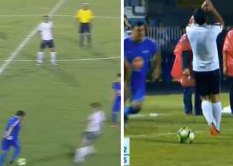 Vas a un partido benéfico y te hacen este caño: la reacción de Figo simboliza todo...