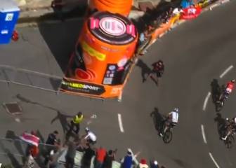 La terrible confusión de un ciclista en el Giro de Italia