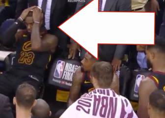 Sale a la luz un vídeo de LeBron totalmente ido y al borde del llanto en el banquillo