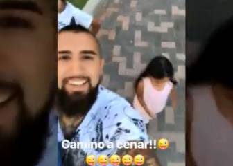 Vidal mostró un paseo familiar mientras disfruta sus vacaciones