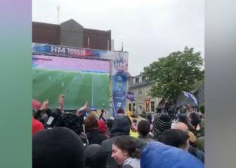 Iceland fans erupt with joy as Messi spurns penalty chance