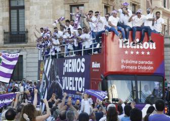 Valladolid sigue de fiesta: la ciudad llena sus calles para celebrar su vuelta a Primera