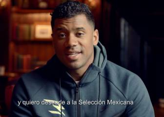 Russell Wilson mandó un mensaje de suerte al Tricolor