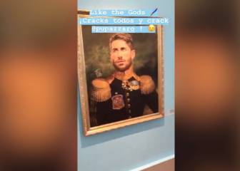 Lo más surrealista del Mundial: ¡los cuadros de los cracks y Ramos y Maradona juntos!