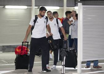 La Selección ya está en Madrid, Koke y Costa se fueron juntos
