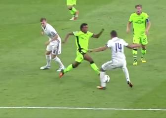 Aquella jugada de Gelson: caño a Casemiro; Kroos y Modric al suelo