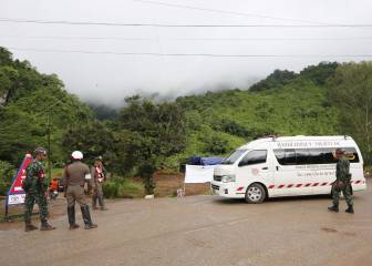 Ya han sido rescatados cuatro niños de la cueva de Tailandia