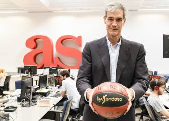 Antonio Martín, nuevo presidente de la ACB, visita el Diario AS