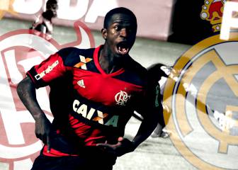 Los 10 goles de Vinicius en el Flamengo: ojo a uno de jugada personal de espuela...