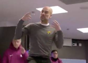 Nunca antes visto: las charlas de Guardiola en el camerino del City