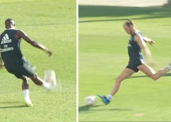 Vinicius and Bale on fire in Real Madrid shooting drill
