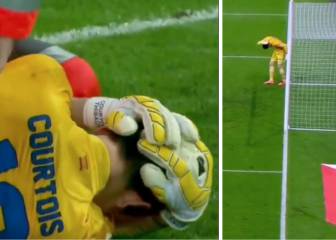 El día que Courtois sufrió un mecherazo en el Bernabéu