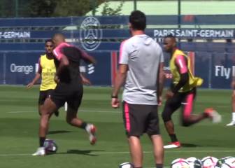 Mbappé abusa hasta entrenando: filigrana 'made in Neymar'