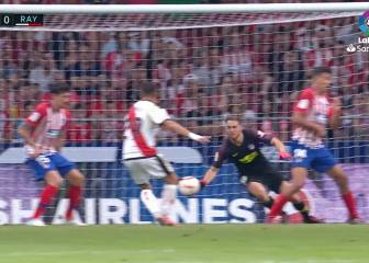 La notable tapada de Oblak que impidió el empate del Rayo