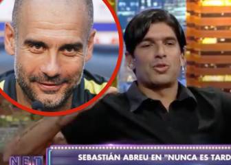 Abreu revela una anécdota de cucharas y tenedores con Pep